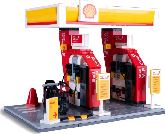 Jamara Cada Shell Bensinstasjon Byggesett 8+ År 305 Deler