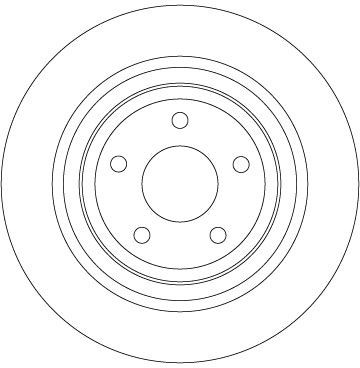 Bremseskive TRW DF6872