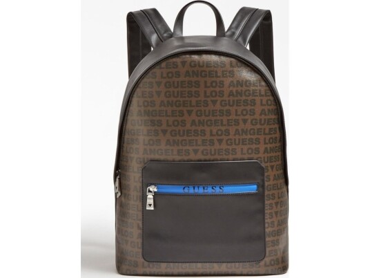 Guess Guess, Dan, Synthetic Leather, Backpack, Black/Brown, For Men For Men Guess Guess, Dan, Synthetic Leather, Backpack, Black/Brown, For Men For Men