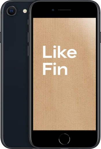 Apple iPhone SE 3rd Gen 5G 64GB LikeFin Midnatt Apple iPhone SE 3rd Gen 5G 64GB LikeFin Midnatt
