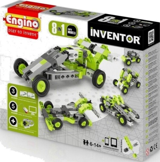 Engino Inventor Builder "Cars" 8 Modeller 