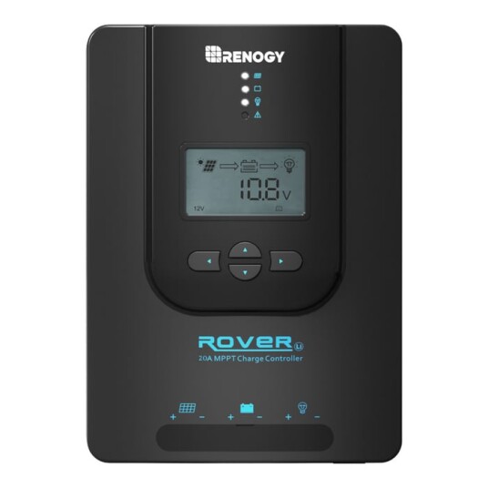 Renogy Rover Solcelleregulator 20A MPPT