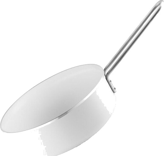Eva Trio White Line sautépanne 24 cm keramisk Slip-Let® belegg