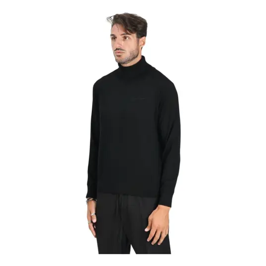 Armani Exchange Dame Strikkevarer Svart L, Armani Exchange Dame Strikkevarer Svart L,