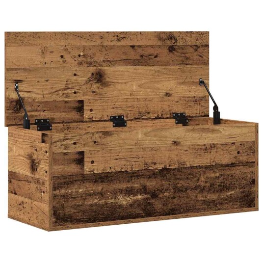 Oppbevaringsboks i gammelt tre 90x35x35 cm Oppbevaringsboks i gammelt tre 90x35x35 cm