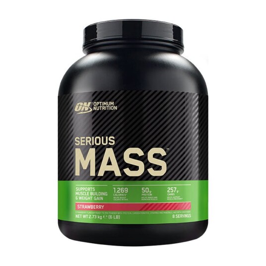 Optimum Nutrition Serious Mass Gainer 2727 g STRAWBERRY Optimum Nutrition Serious Mass Gainer 2727 g STRAWBERRY