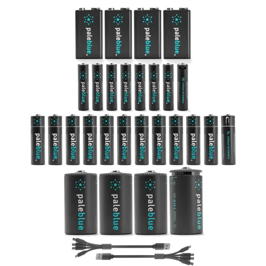 Pale Blue Home Conversion Kit 4x9V/4xD/12xAA/8xAAA