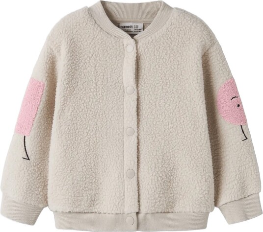 Name It Nmfolana Ls Nreg Teddy Card Cream 98