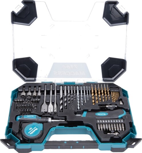 Bor- Og Momentbitsett Makita E-22589 71 Stk.