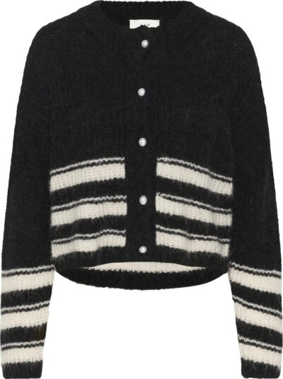 Karen By Simonsen Kbcarrie Cardigan - Black - S Karen By Simonsen Kbcarrie Cardigan - Black - S