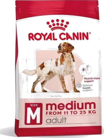 Royal Canin Medium Adult Tørrfôr Til Hund (10 kg)