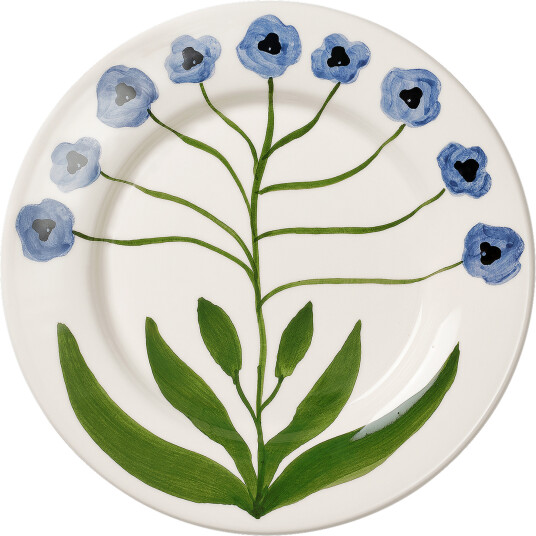 Pansy Sidetallerken Madelen Möllard x Pick a Poppy 22 cm