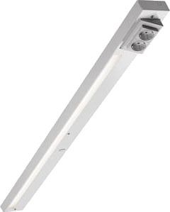 Unos Ii 20W 3000K 2000Lm 2Xschuko Stikk 1195Mm Hvid Unos Ii 20W 3000K 2000Lm 2Xschuko Stikk 1195Mm Hvid