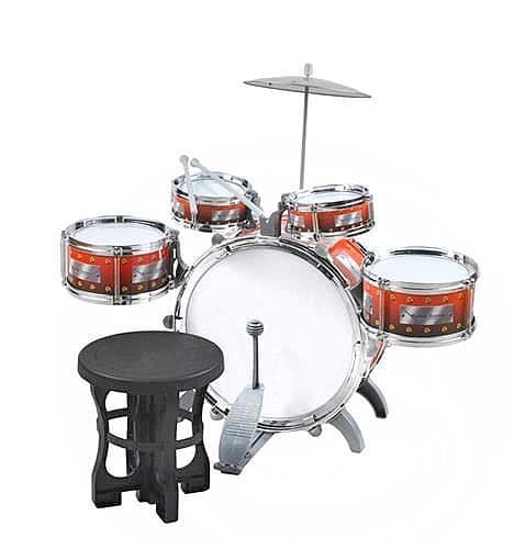 Mini Trommesett for Barn / Mini Trommer 5-deler