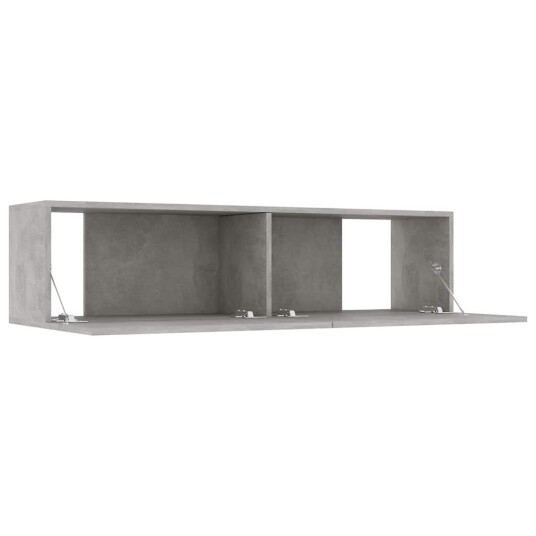 vidaXL TV-benk betonggrå 120x30x30 cm sponplate