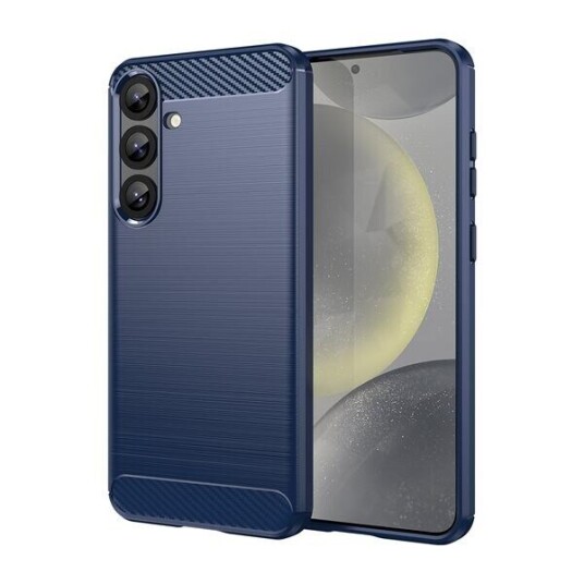 Hurtel Carbon Deksel for Samsung Galaxy S25+ Blå