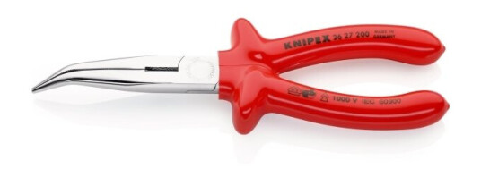 Knipex 26 27 200 Spidstang 1000V med Vinklede Spidser - Håndverktøy i Kromvanadiumstål