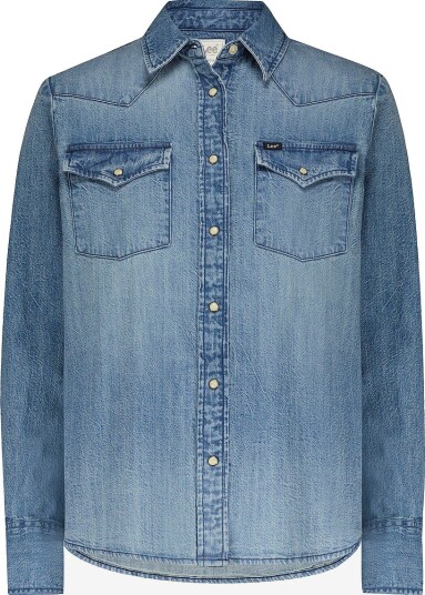 Lee - Denimskjorte Regular Western Shirt - Blå