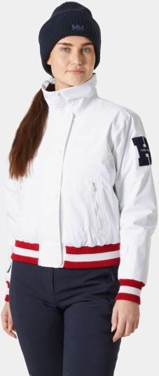 Helly Hansen Après Ski Varsity Jakke Dame Hvit Xs RødXS