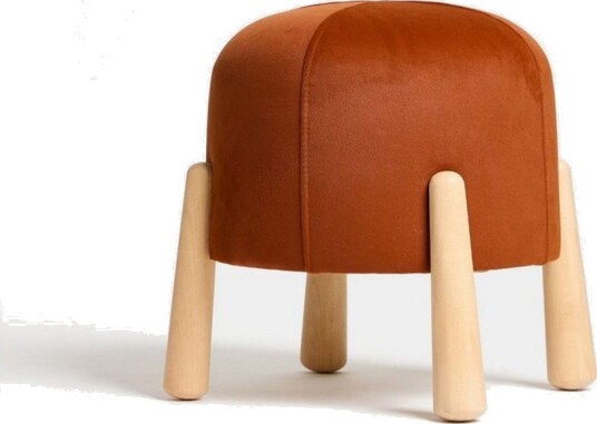 Orryn Fotpall 40 cm - Oransje/Natur