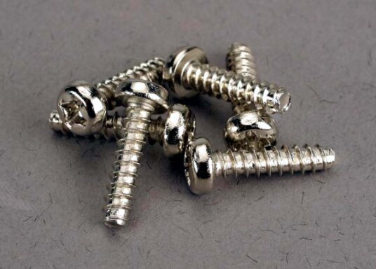 Traxxas 2676 Screws 3x12mm roundhead self-tapping 6 Traxxas 2676 Screws 3x12mm roundhead self-tapping 6