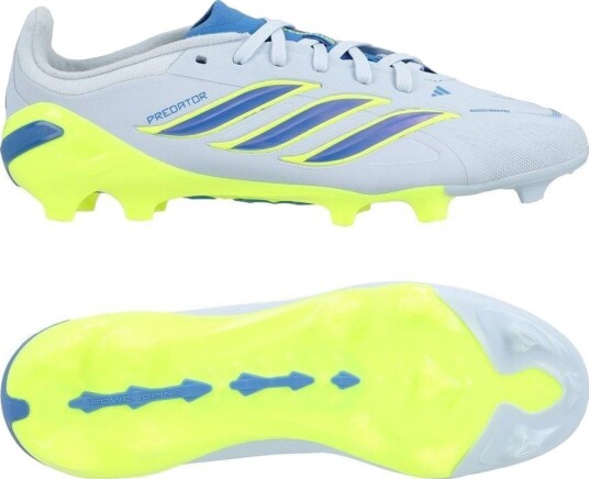 adidas Predator Elite Fg Ice Cold Precision   Crystal Sky/ray Blue/gul Barn   Gress (Fg) størrelse 35