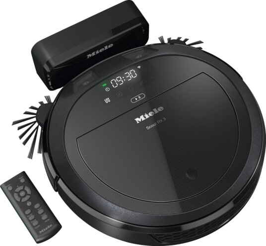 Miele Scout RX3 SPQL  Støvsuger  robotlignende  uten pose  obsidiansvart