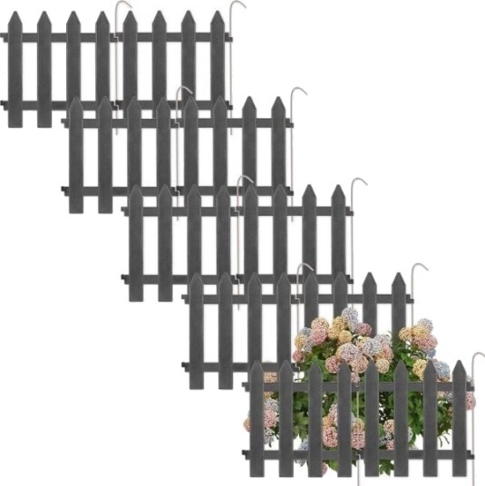 Vilde Palisade Kant-/Hageborder Grafitt 30X30 Cm Sett Med 10 Stk Vilde Palisade Kant-/Hageborder Grafitt 30X30 Cm Sett Med 10 Stk
