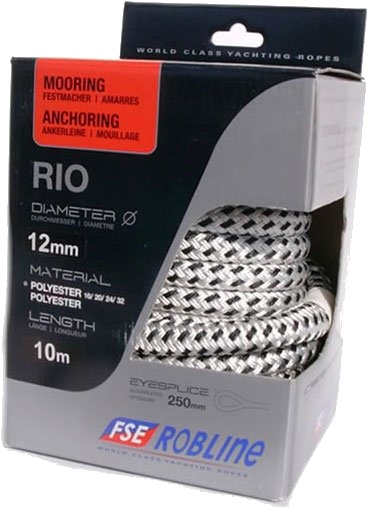 Robline Dinghy Control spole - 4 mm - hvit/m.blå - 700 kg Robline Dinghy Control spole - 4 mm - hvit/m.blå - 700 kg