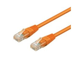 Goobay 0.25M 2Xrj-45 Cable 0,25 M Cat6 Rj-45 Rj-45 Oransje