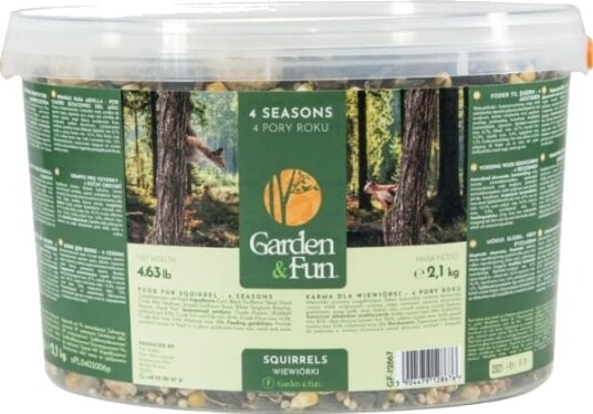 Garden&Fun Food for ekorn 4 sesonger 2,1 kg