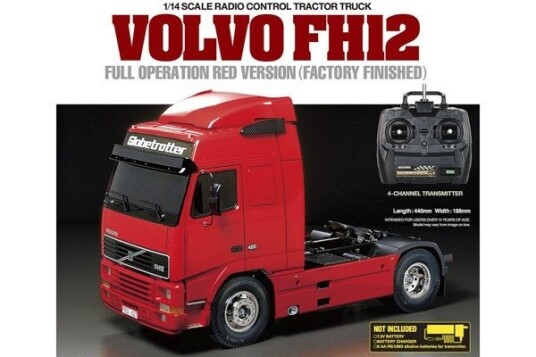 TAMIYA 1:14 R/C Full Option Volvo FH12 Red