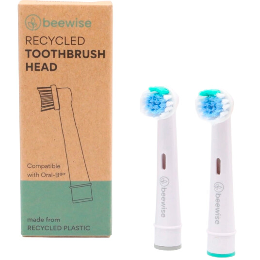 Børstehoder laget av resirkulert plast til Oral-B BEEWISE 2 pcs. Børstehoder laget av resirkulert plast til Oral-B BEEWISE 2 pcs.