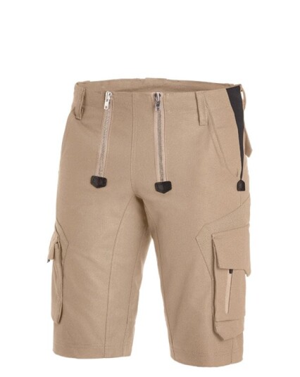 FHB Sascha Naver Bermuda arbeidsshorts Beige