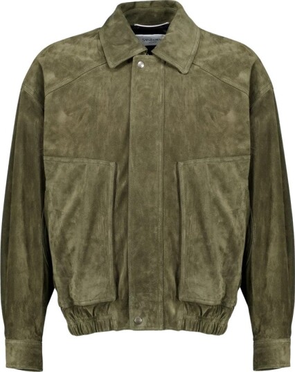 Saint Laurent Herre Jakker Grønn M,
