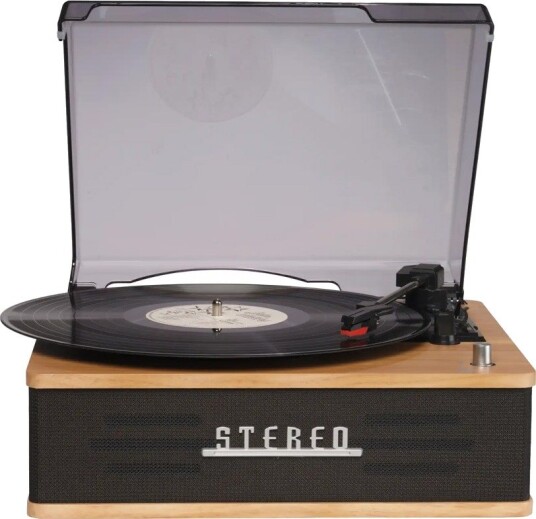 Denver VPB-262LW Retro Platespiller med Bluetooth og Innebygde Høyttalere Denver VPB-262LW Retro Platespiller med Bluetooth og Innebygde Høyttalere