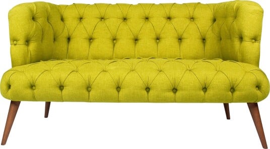 Monroew 2 seters Sofa Grønn/Natur