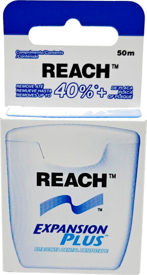 Reach Expansion Plus DentoTape Waxed Johnson & Johnson 50 mtr.