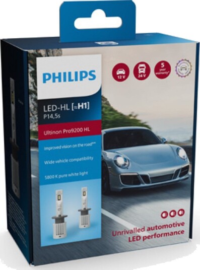 Philips Ultinon Pro9200 Led H1 12/24V - Sæt