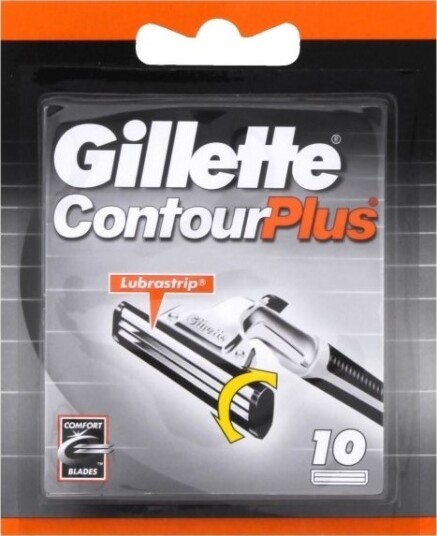 Gillette Contour Plus Menn Gillette Contour Plus Flerfarget Peg-115M  Peg-7M  Peg-100  Bht 10 Stykker