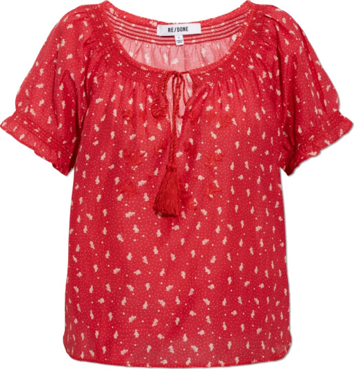 Re/Done Dame Bluser & Skjorter Rød L,