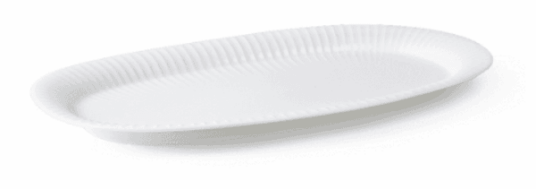 Kähler Hammershøi serveringsfat ovalt 40 x 22,5 cm Hvit Kähler Hammershøi serveringsfat ovalt 40 x 22,5 cm Hvit