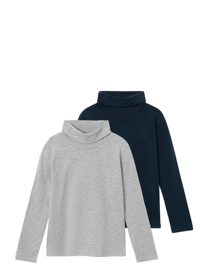 name it Nknviggo 2P Ls Slim Rollneck O Noos - Multi/patterned - 158-164