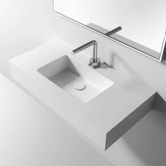 Pulcher Waterproof 80 80X40 Servant Matt Hvit SolidTec