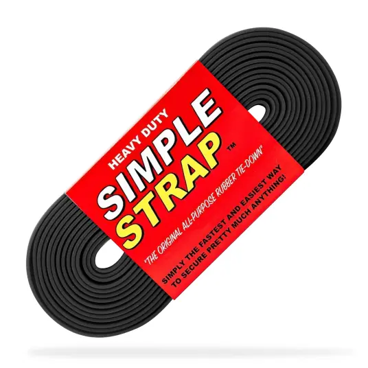 Simple Strap Reim 6 meter Heavy Duty Svart