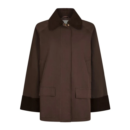 Neo Noir, Dame, Jakker, Brun, L,