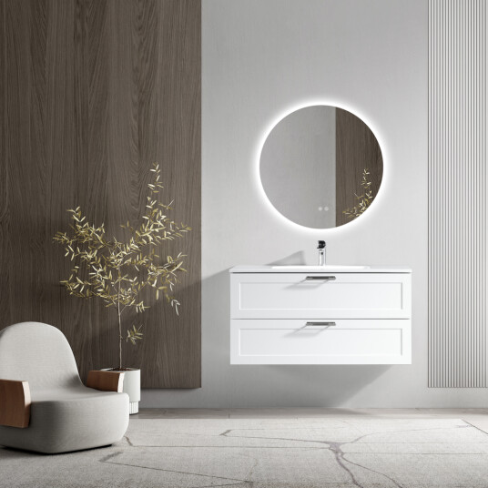 LIND COMFORT 100 BADEROMSMØBEL HVIT