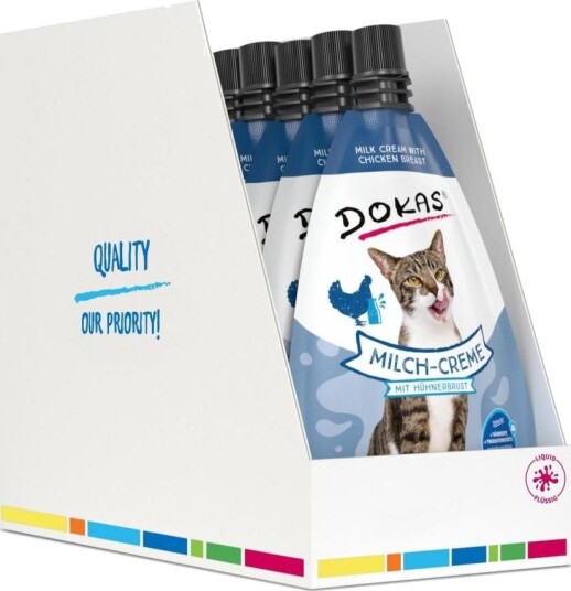 Dokas 8 x Milk Cream with Breast Total 640 gr best before sept 30th 2026 Chicken
