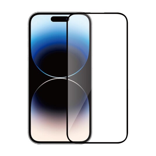 DACOTA PLATINUM TIGER GLASS 3D IPHONE 15 PLUS/14 PRO MAX SKJERMBESKYTTER, SVART