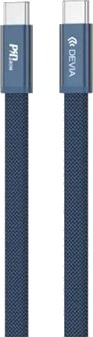 Eaton Devia Ultra3 Usb-C Pd 240 W Kabel Flat 1,5 M Blå Eaton Devia Ultra3 Usb-C Pd 240 W Kabel Flat 1,5 M Blå